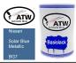 Preview: Nissan, Solar Blue Metallic, BG7: 500ml Lackdose, von ATW Autoteile West.